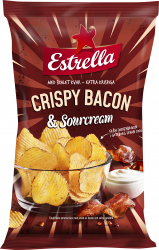 Estrella Crispy Bacon & Sourcream 175g