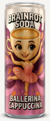 Brainrot Soda Ballerina Cappuccina
