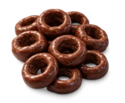 Chokladdoppade Jordnötsringar