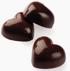 Chokladhjärta med mint