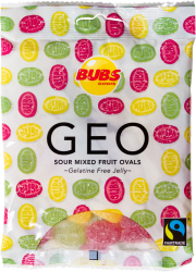GEO Sour Mixed Fruit Ovals