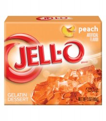 Jell-O Peach Gelatine Dessert