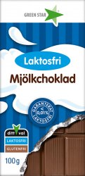 Laktosfri mjölkchoklad 100g