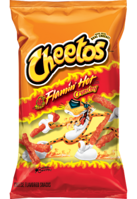 Cheetos Crunchy FLAMIN' HOT Cheese Flavored Snacks 226,8