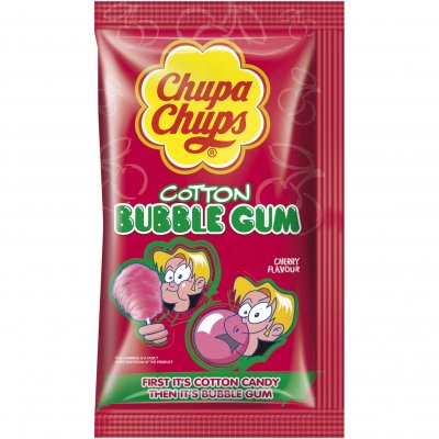 Chupa Chups Cotton Bubble Gum Cherry