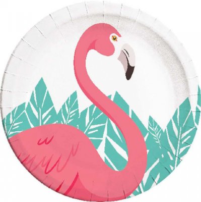 Flamingo Tallrikar 8st (23cm)