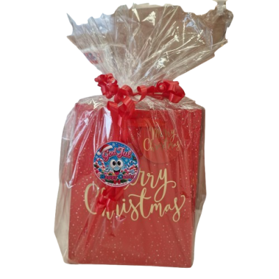 Julpåse Merry Christmas röd 2000g