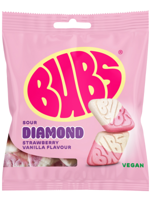 BUBS Jordgubbe/Vanilj DIAMANT