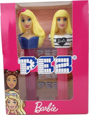PEZ Barbie Gift Set Bow & Heart