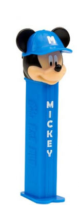 Pez Mickey (with Baseball Hat - Team Blue)