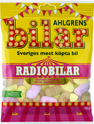 Ahlgrens Radiobilar 100g