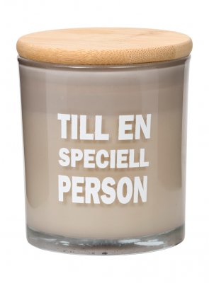 Scented Glass Candle Till En Speciell Person