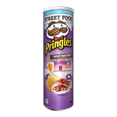 Pringles Spicy BBQ Ribs Flavour 190g