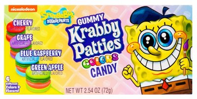 Spongebob Squarepants Gummy Krabby Patties Colors (72g)