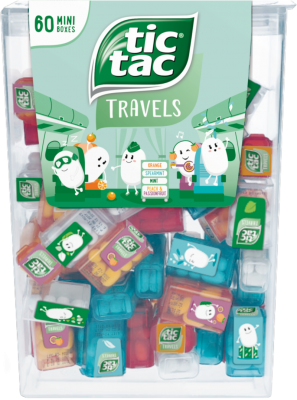 Tic Tac Travels 60 Mini Boxes