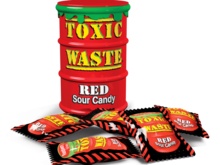 Toxic Red Sour Candy
