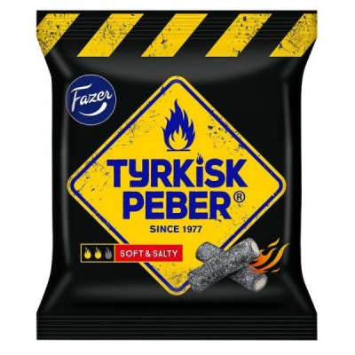 Tyrkisk Peber Soft & Salty liquorice 120g