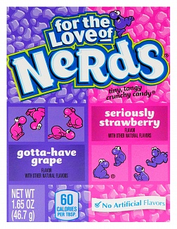 Wonka Nerds Gotta-Have Grape & Seriously Strawberry 47g
