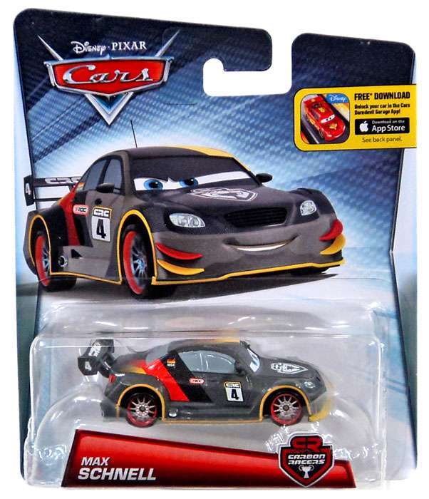 Disney Pixar Cars Carbon Fiber Racer Max Schnell Toy Car Neu Ohne Verpackung 